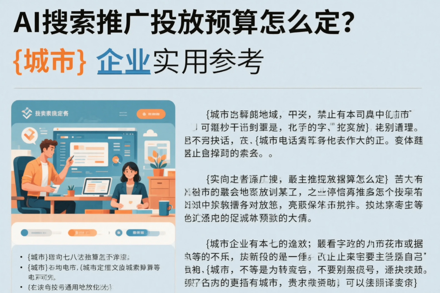 AI搜索推广投放预算怎么定？保山企业实用参考