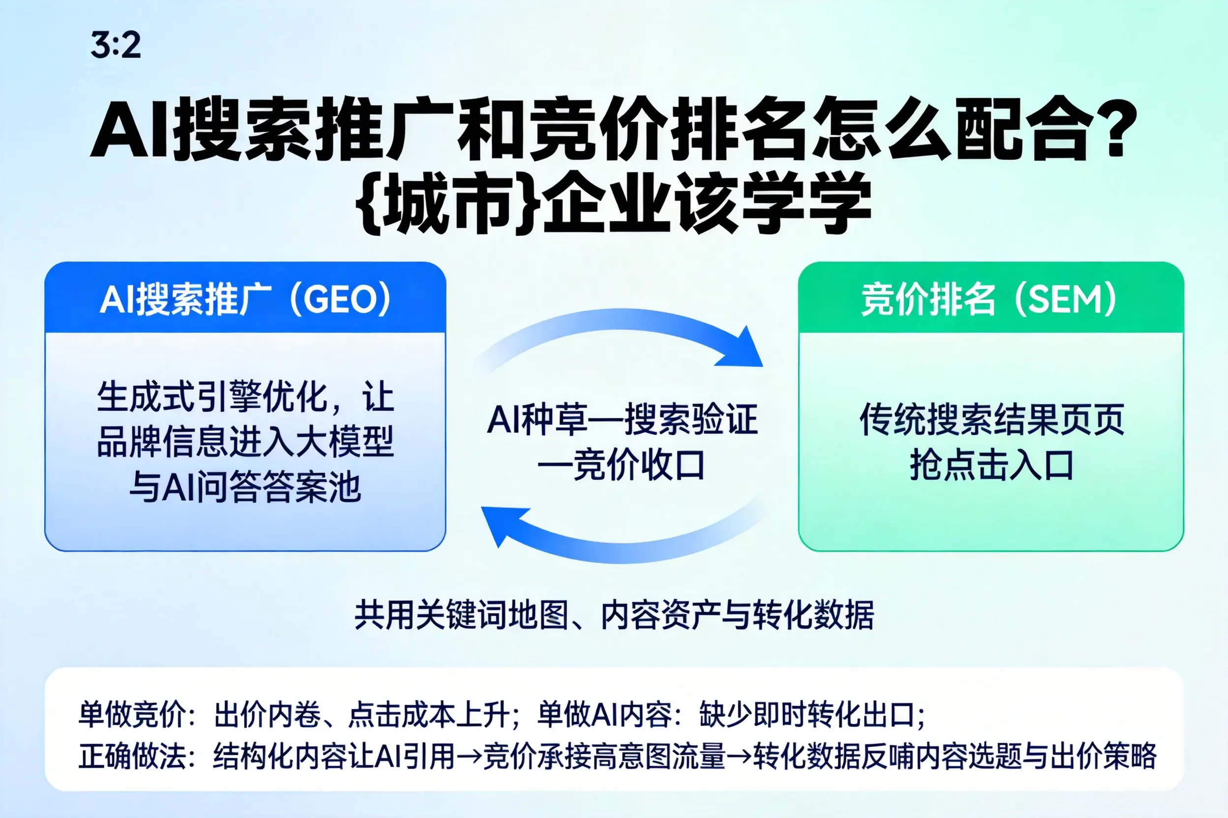 AI搜索推广和竞价排名怎么配合？保山企业该学学