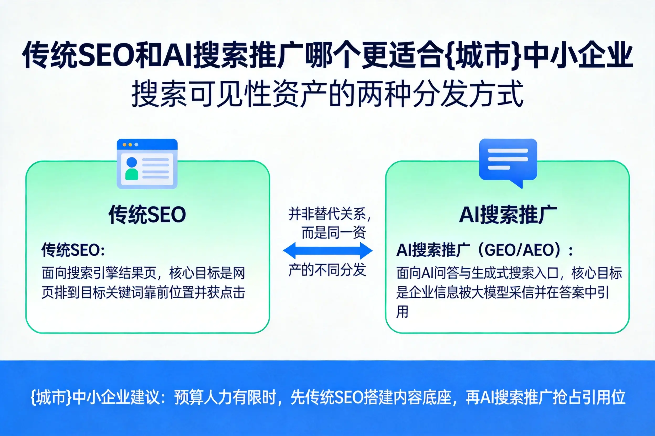 传统SEO和AI搜索推广哪个更适合保山中小企业